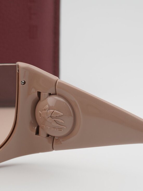 Etro ETROMACARON 0FWM 2S Shield Sunglasses - Nude / Pink